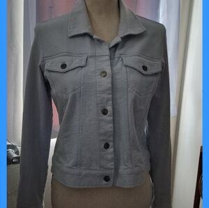 Oleg Cassini  Sport Vintage Sky Blue Jean/Trucker Inspired 100% Cotton/Jacket